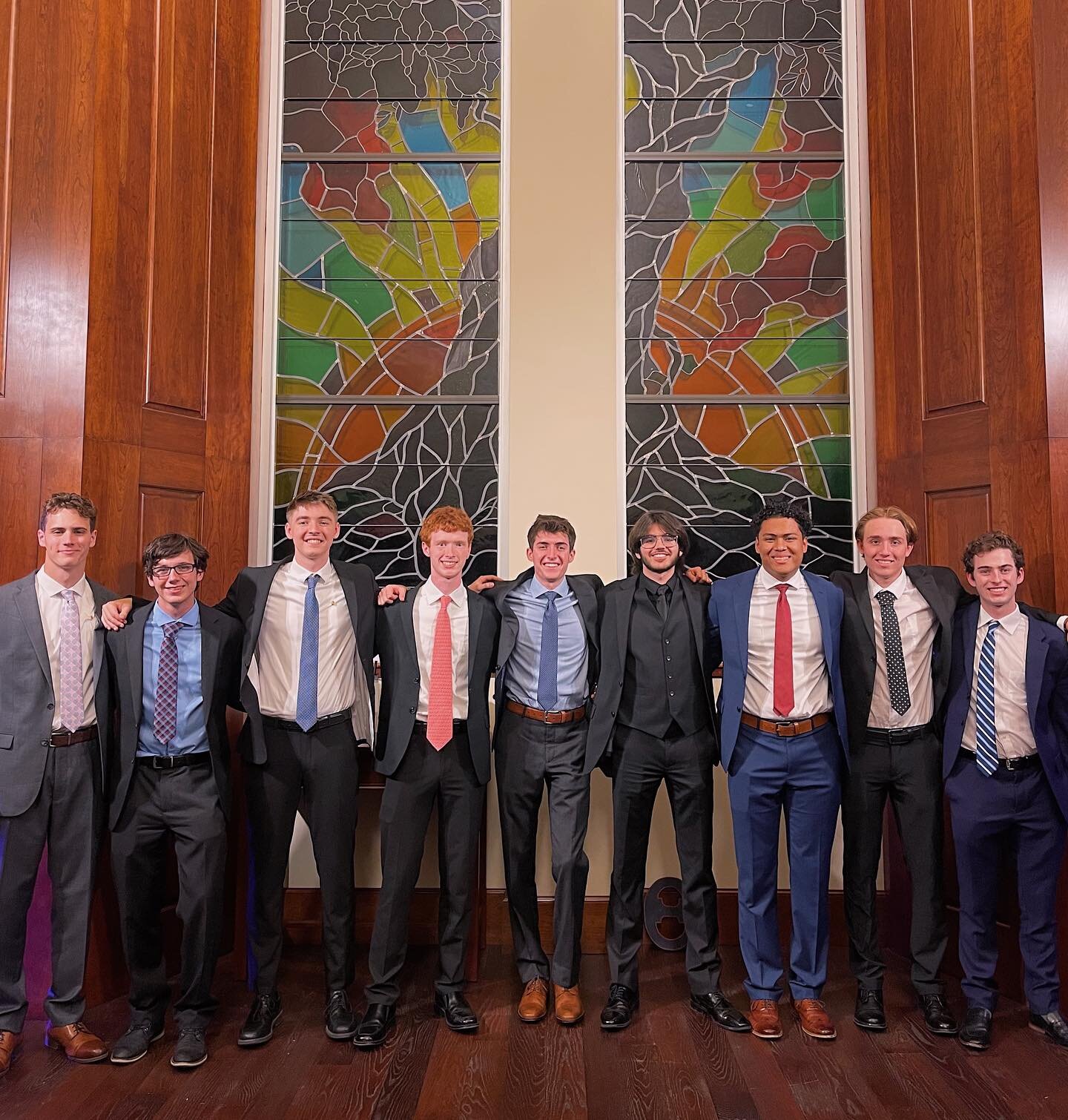 Yesterday evening we had the pleasure of initiating these fine gentleman into our chapter. We look forward to seeing what great things they have will accomplish through their time as members of the Delta Psi chapter of Beta Theta Pi. Welcome to the b