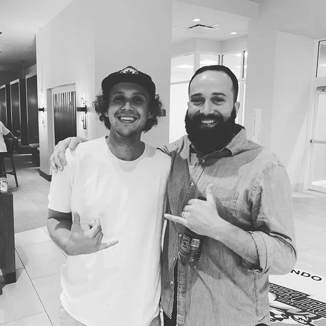 First Atlanta. Now Orlando. Always a genuine delight to run into @pablohubel