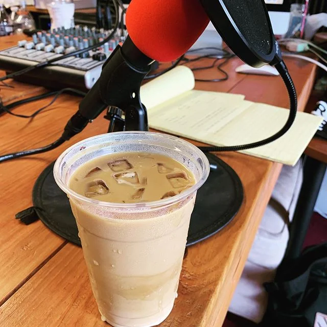 Very thankful to have our friends at @seftoncoffeeco down the street, especially when recording interviews on limited sleep!