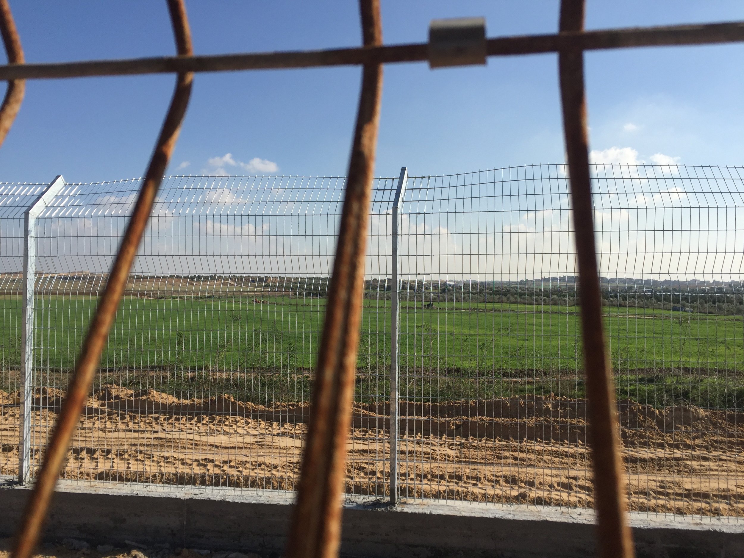 Leaving Gaza, crossing into Israel