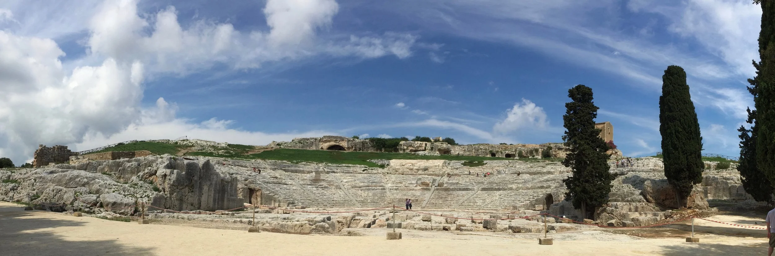 Syracuse theatre, site of many opening nights 2000 years ago