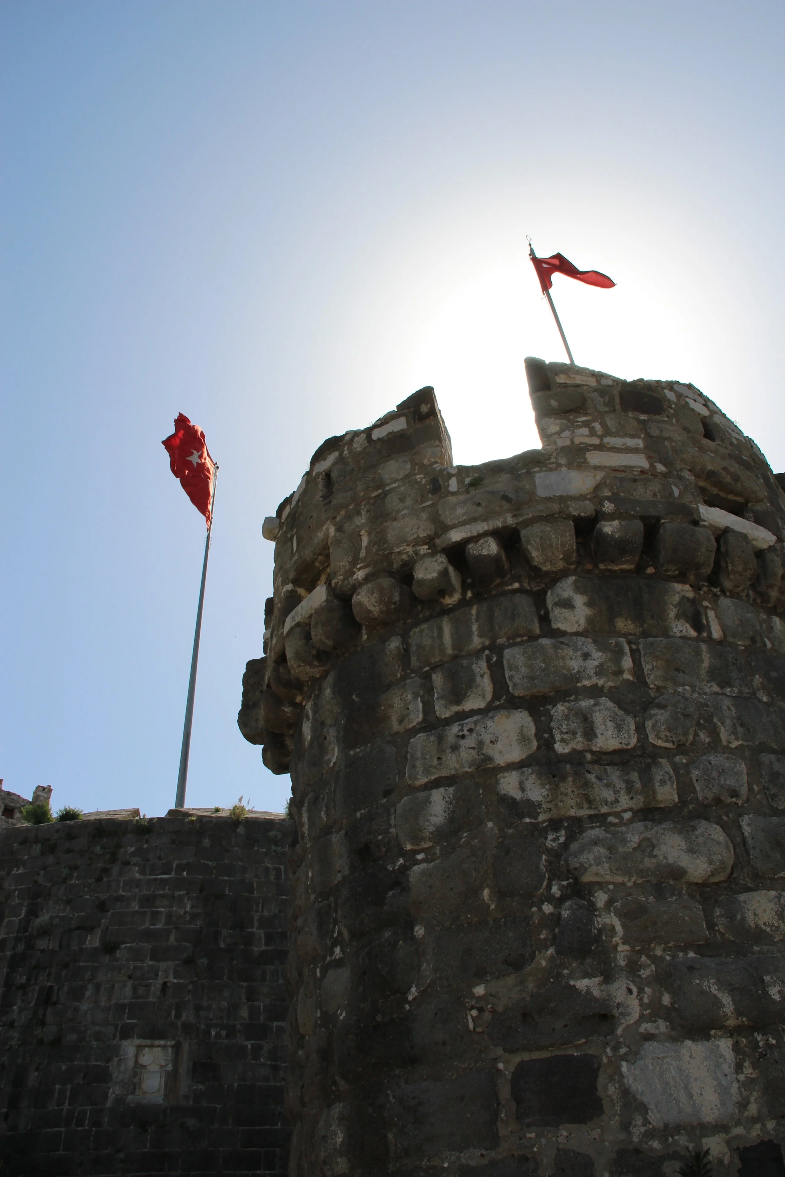 The knights of St John's castle in Bodrum - build in 1400 to resist the Ottomans