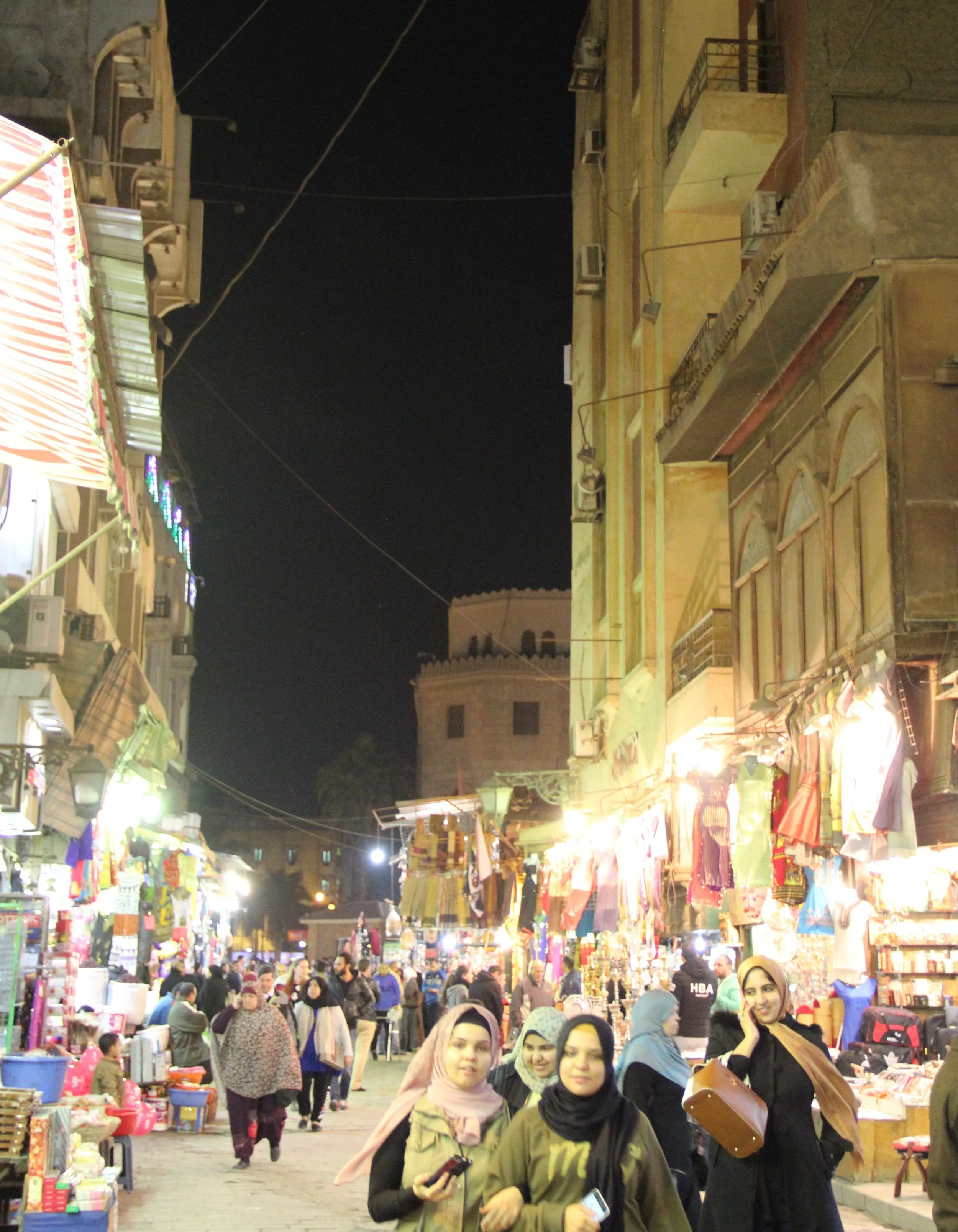 Shopping in the night market