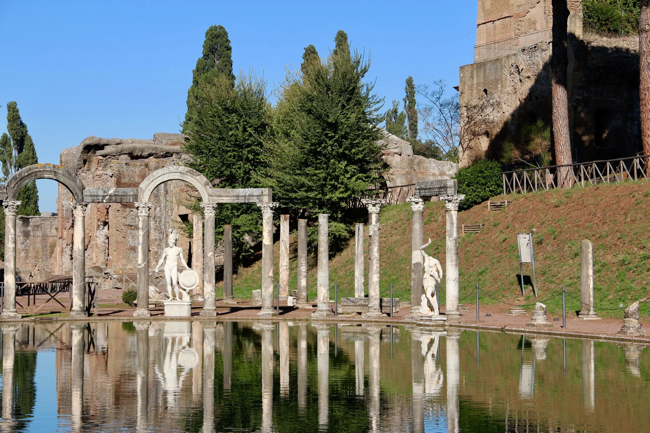 The pool at Hadrian's Villa
