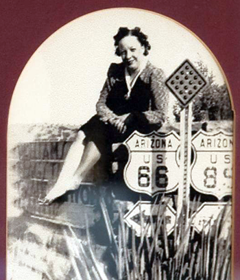 Lilian Redman Owner of the Blue Swallow Motel in Tucumcari, NM