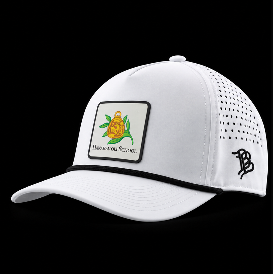 Hanahauoli Logo Square Patch Golf Hat1.png
