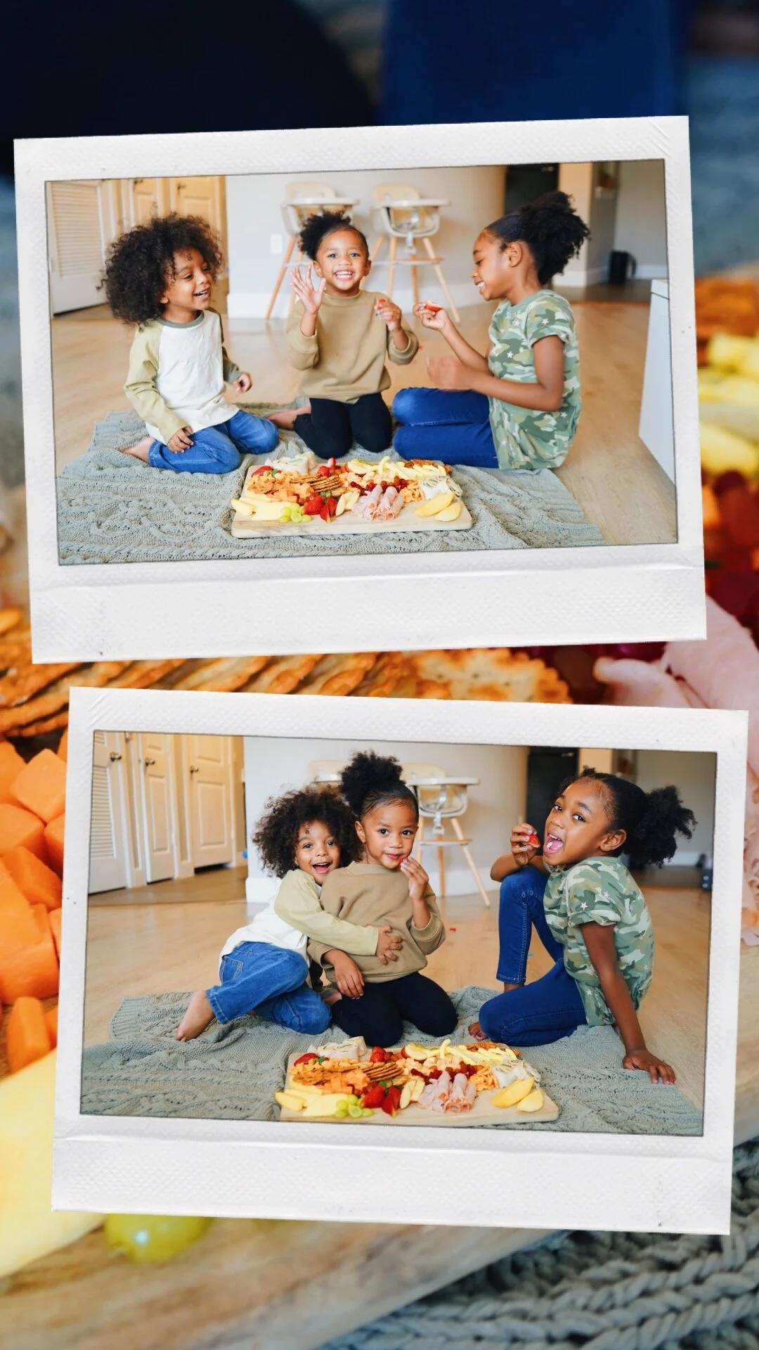 Kid-friendly charcuterie board.