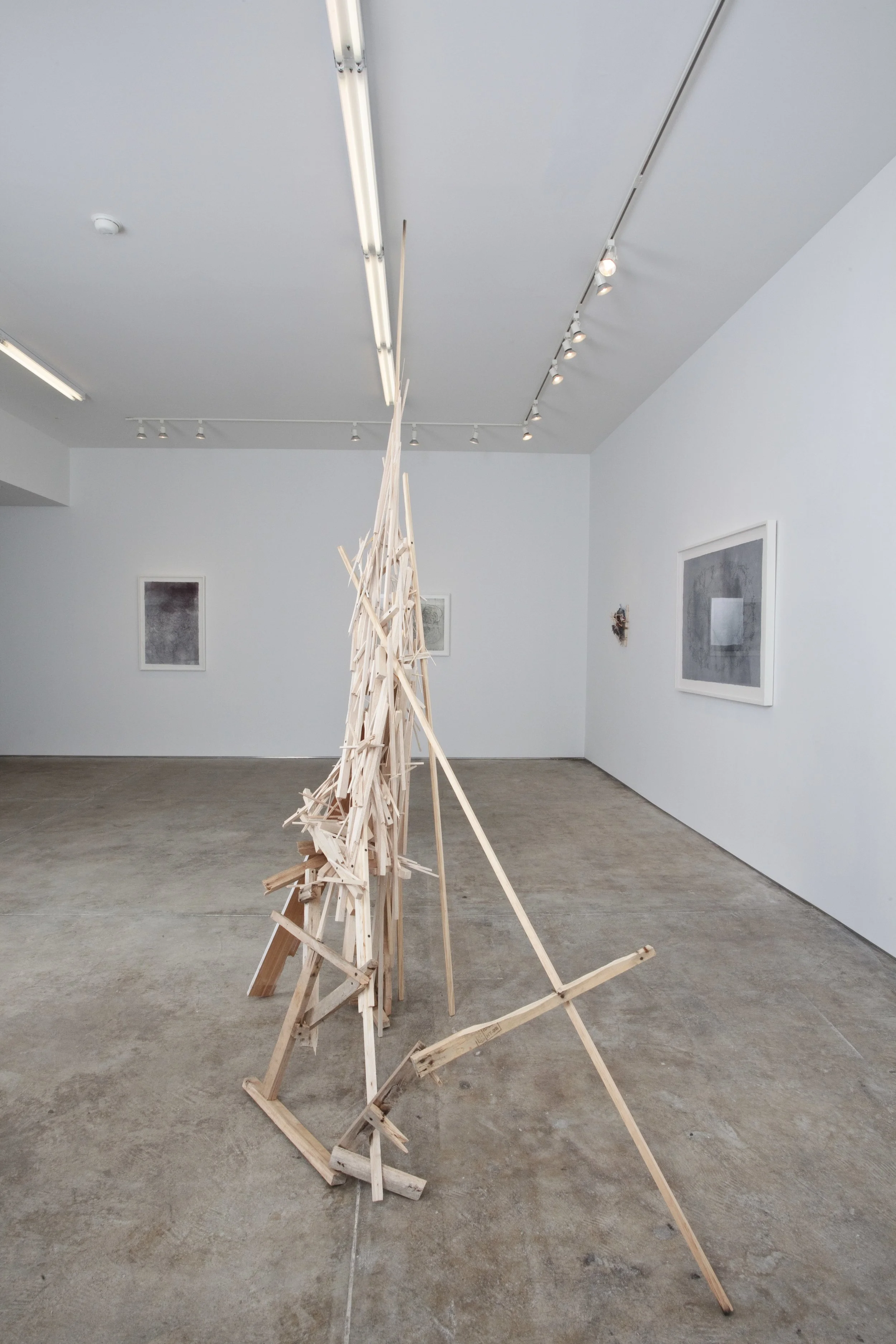 Abode 117" x 16" x 30" wood and hardware, 2011
