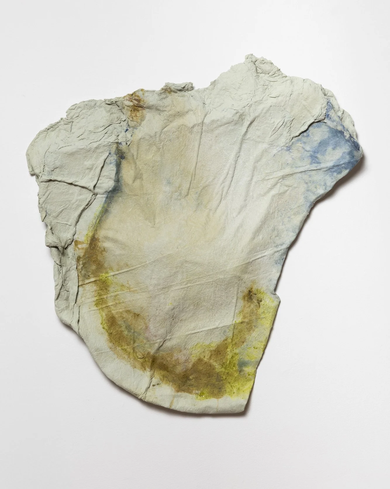 Mineral Ray 32” x 30” x 4” handmade paper, pulp paint, 2026
