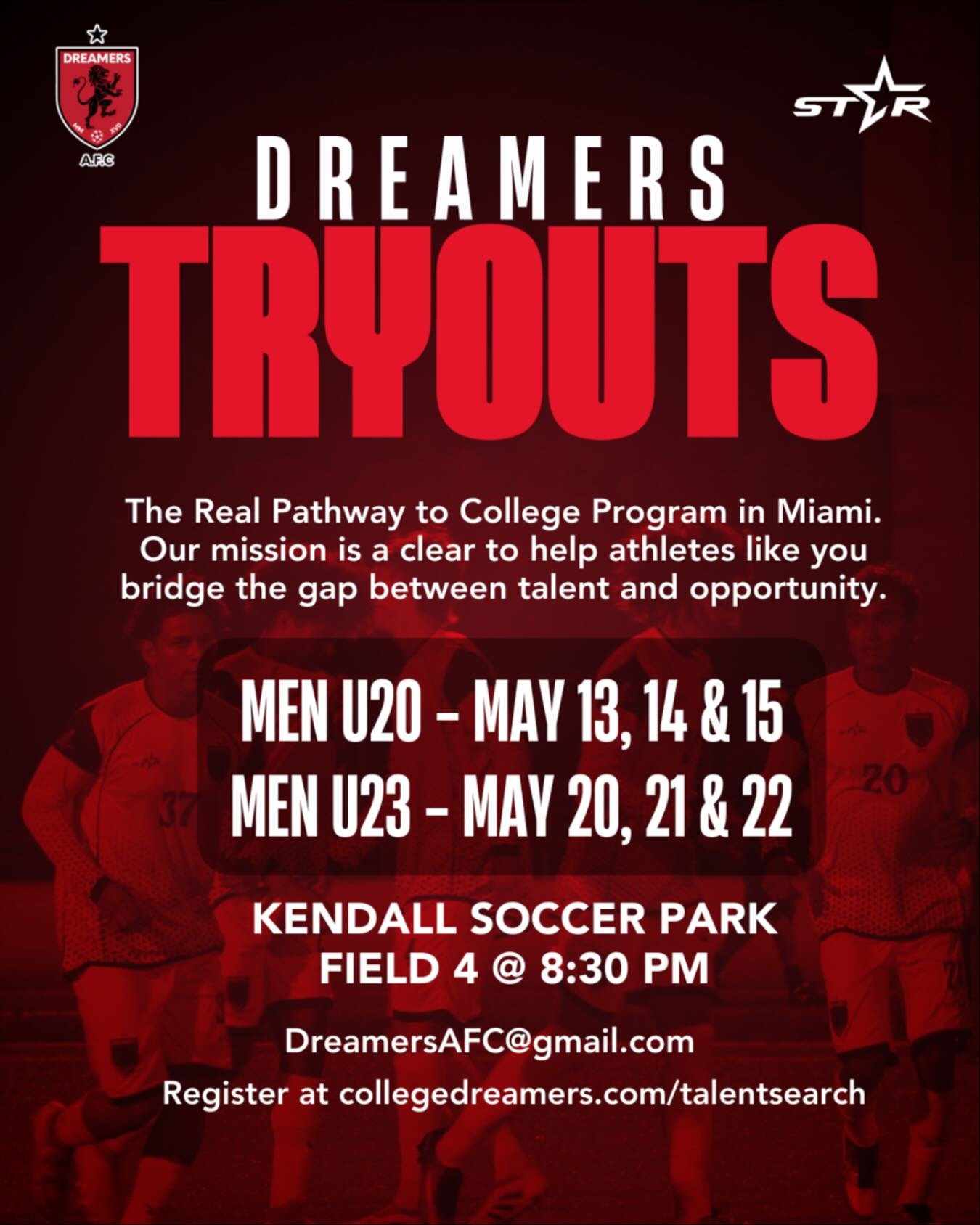 🚨𝐓𝐫𝐲𝐨𝐮𝐭𝐬!🚨

𝐓𝐡𝐞 𝐑𝐞𝐚𝐥 𝐏𝐚𝐭𝐡𝐰𝐚𝐲 𝐭𝐨 𝐂𝐨𝐥𝐥𝐞𝐠𝐞 𝐩𝐫𝐨𝐠𝐫𝐚𝐦 𝐢𝐧 𝐌𝐢𝐚𝐦𝐢. 𝐎𝐮𝐫 𝐦𝐢𝐬𝐬𝐢𝐨𝐧 𝐢𝐬 𝐚 𝐜𝐥𝐞𝐚𝐫 𝐭𝐨 𝐡𝐞𝐥𝐩 𝐚𝐭𝐡𝐥𝐞𝐭𝐞𝐬 𝐥𝐢𝐤𝐞 𝐲𝐨𝐮 𝐛𝐫𝐢𝐝𝐠𝐞 𝐭𝐡𝐞 𝐠𝐚𝐩 𝐛𝐞𝐭𝐰𝐞𝐞𝐧 𝐭𝐚𝐥𝐞𝐧𝐭 𝐚?