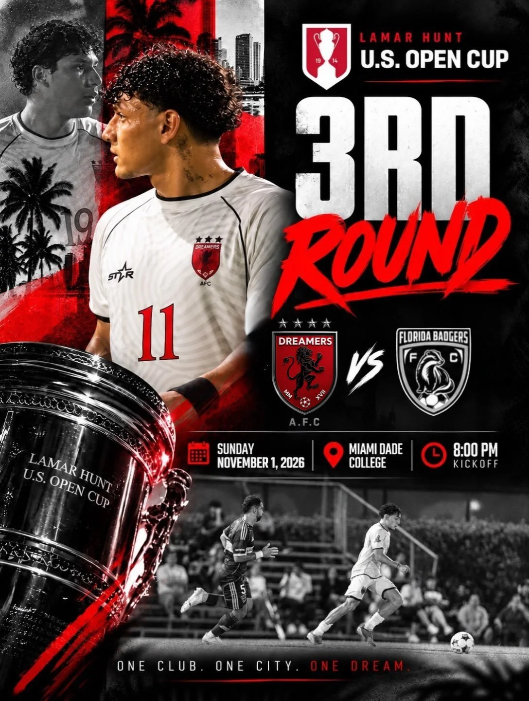 🏆🔥𝐓𝐇𝐄 𝐑𝐎𝐀𝐃 𝐂𝐎𝐍𝐓𝐈𝐍𝐔𝐄𝐒. 𝐓𝐇𝐄 𝐃𝐑𝐄𝐀𝐌 𝐆𝐄𝐓𝐒 𝐁𝐈𝐆𝐆𝐄𝐑.

𝐀𝐧𝐨𝐭𝐡𝐞𝐫 𝐫𝐨𝐮𝐧𝐝. 𝐀𝐧𝐨𝐭𝐡𝐞𝐫 𝐜𝐡𝐚𝐥𝐥𝐞𝐧𝐠𝐞. 𝐀𝐧𝐨𝐭𝐡𝐞𝐫 𝐨𝐩𝐩𝐨𝐫𝐭𝐮𝐧𝐢𝐭𝐲 𝐭𝐨 𝐦𝐚𝐤𝐞 𝐡𝐢𝐬𝐭𝐨𝐫𝐲.

𝐃𝐫𝐞𝐚𝐦𝐞𝐫𝐬 𝐀𝐅𝐂 𝐢𝐬 𝐡𝐞𝐚𝐝