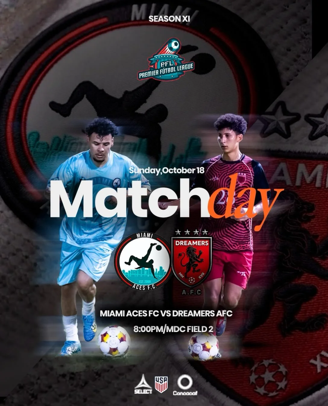 🔥⚽️ 𝐌𝐀𝐓𝐂𝐇𝐃𝐀𝐘 𝐈𝐍 𝐓𝐇𝐄 𝐌𝐀𝐆𝐈𝐂 𝐂𝐈𝐓𝐘!

𝐁𝐚𝐜𝐤 𝐭𝐨 𝐏𝐅𝐋 𝐚𝐜𝐭𝐢𝐨𝐧 𝐚𝐬 𝐃𝐫𝐞𝐚𝐦𝐞𝐫𝐬 𝐀𝐅𝐂 𝐭𝐚𝐤𝐞𝐬 𝐨𝐧 𝐌𝐢𝐚𝐦𝐢 𝐀𝐜𝐞𝐬 𝐅𝐂 𝐢𝐧 𝐒𝐞𝐚𝐬𝐨𝐧 𝐗𝐈!

⚔️ 𝐌𝐢𝐚𝐦𝐢 𝐀𝐜𝐞𝐬 𝐅𝐂 🆚 𝐃𝐫𝐞𝐚𝐦𝐞𝐫𝐬 𝐀𝐅𝐂
📅 𝐒𝐮𝐧?