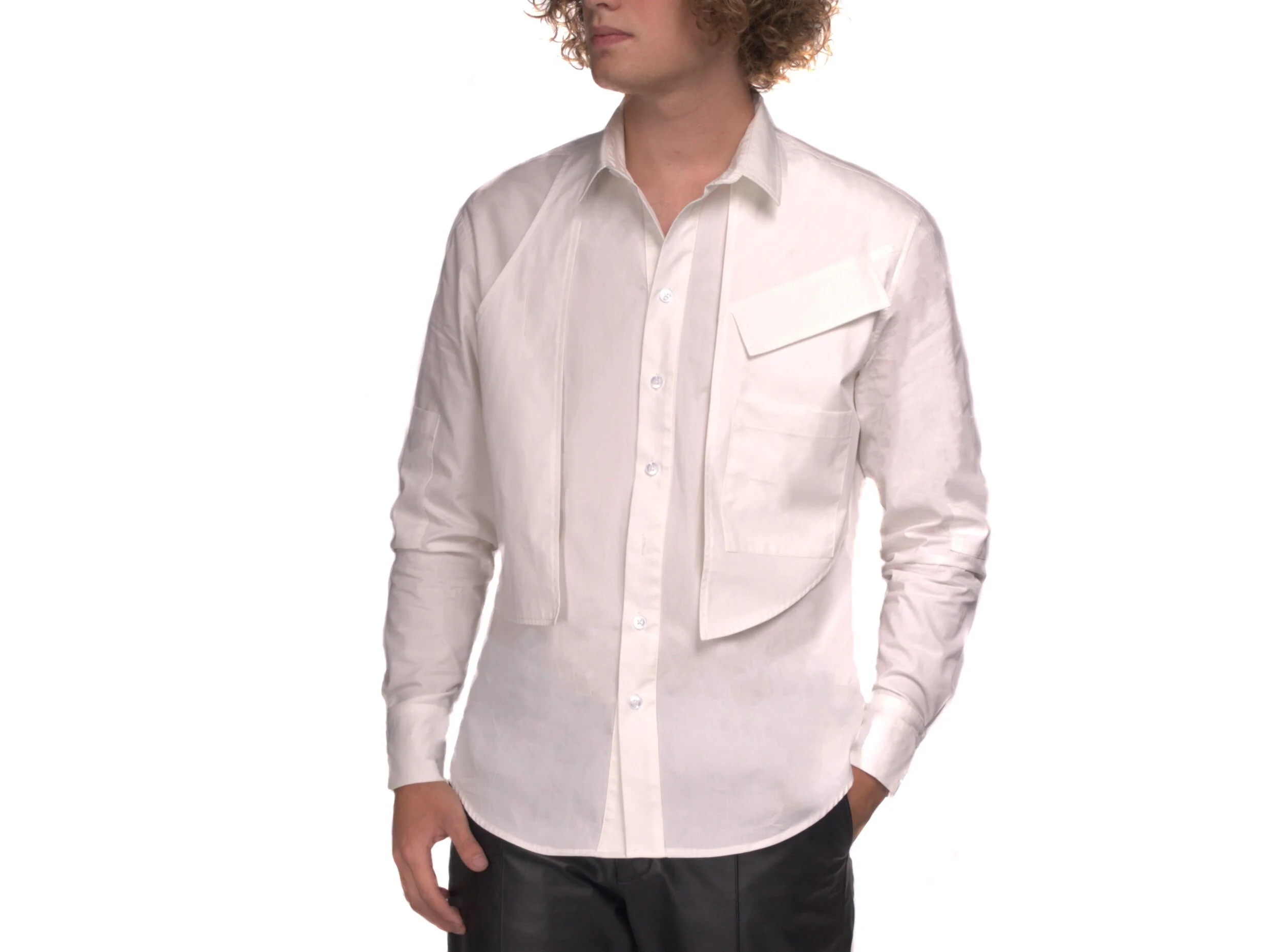 Mens Vest Cut Shirt