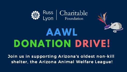 Arizona Animal Welfare League Donation Drive