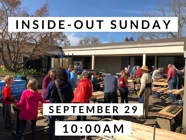 Join us tomorrow at 1376 Olive Street for our church-wide day of #service - our Inside-Out Sunday! #serviceprojects for people of all ages, including opportunities to connect with @whitebirdclinic @laurenjkess and @hivalliance #eugene #oregon #sunday