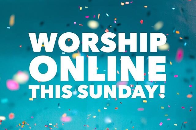 We will be broadcasting worship on our Facebook page, this Sunday at 9am!  Tune in - and share with a friend!  #worship #sunday #sundayfunday