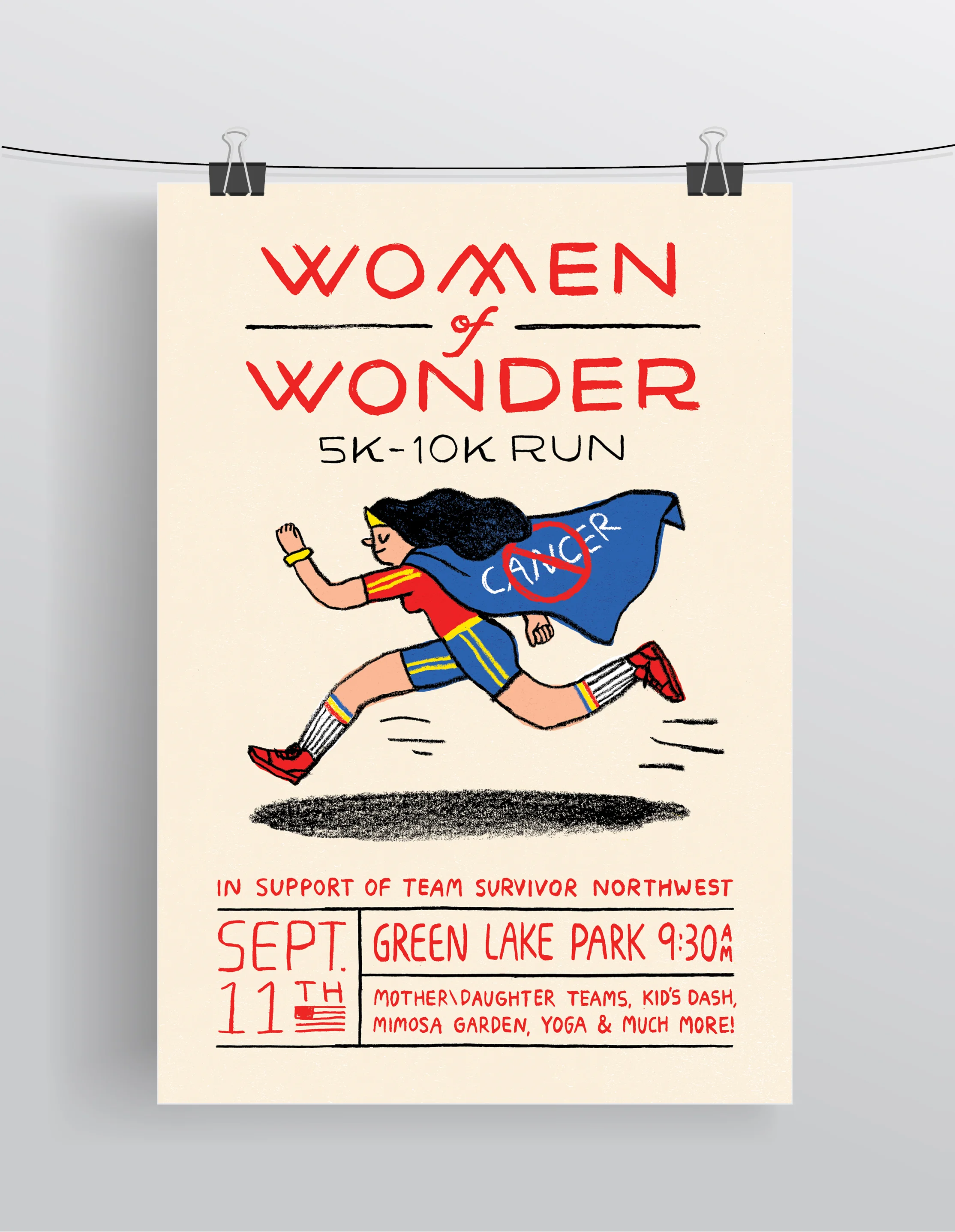 Women of Wonder 5k-10k Run Digital Print