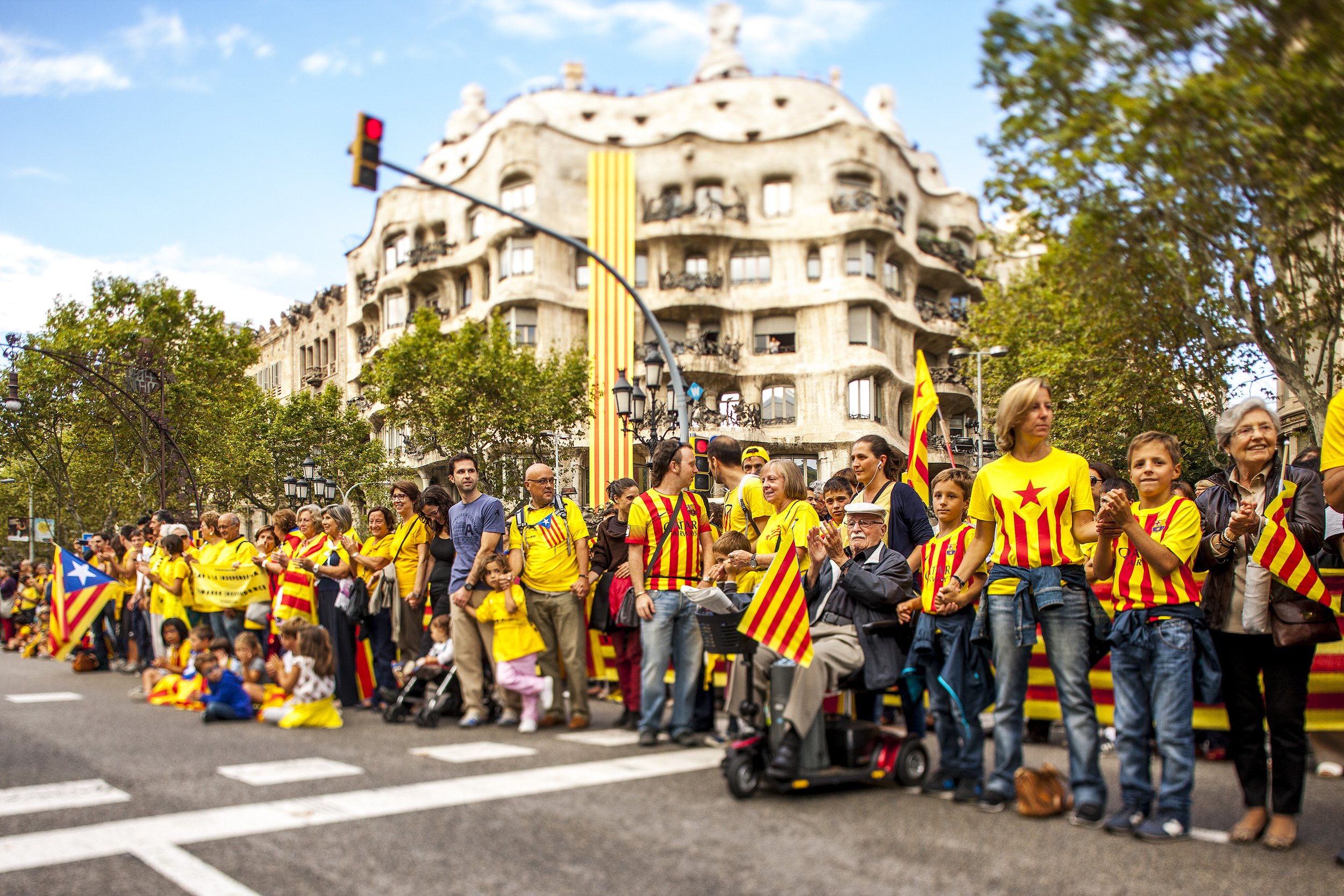 La Diada Nacional de Catalunya, La Casa Mila