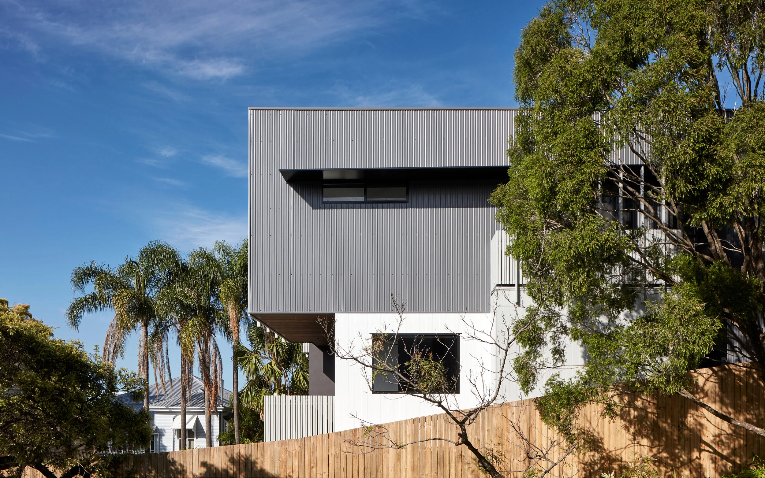 Eastern Facade Windsor Townhouses | Colorbond cladding