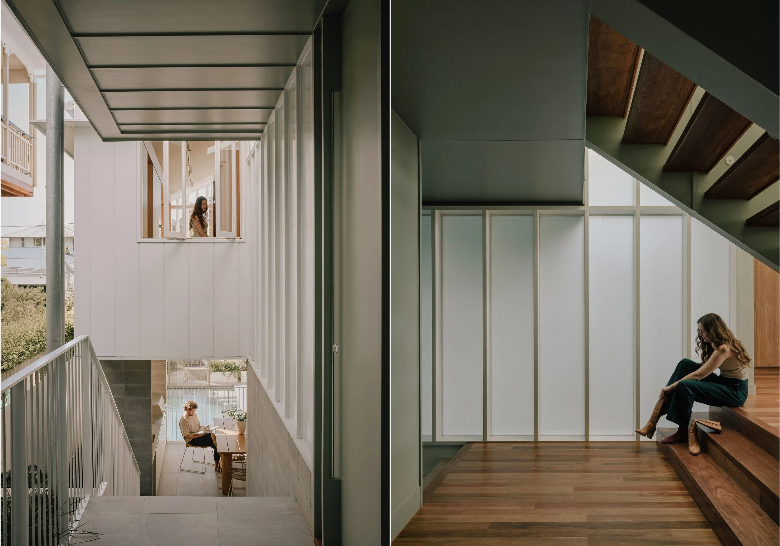 Vertical connections allow for privacy and outlook atAvebury