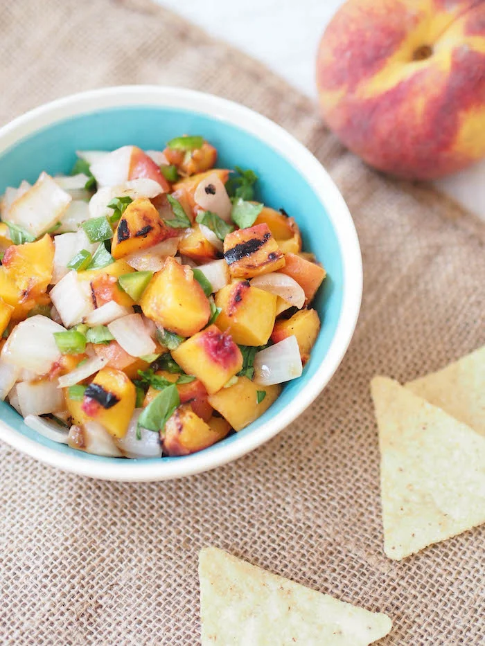 Grilled Peach Salsa Recipe