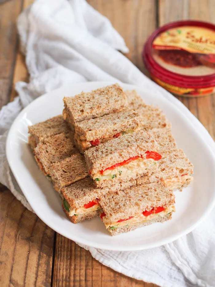 Vegan Chickpea Hummus Salad Sandwiches