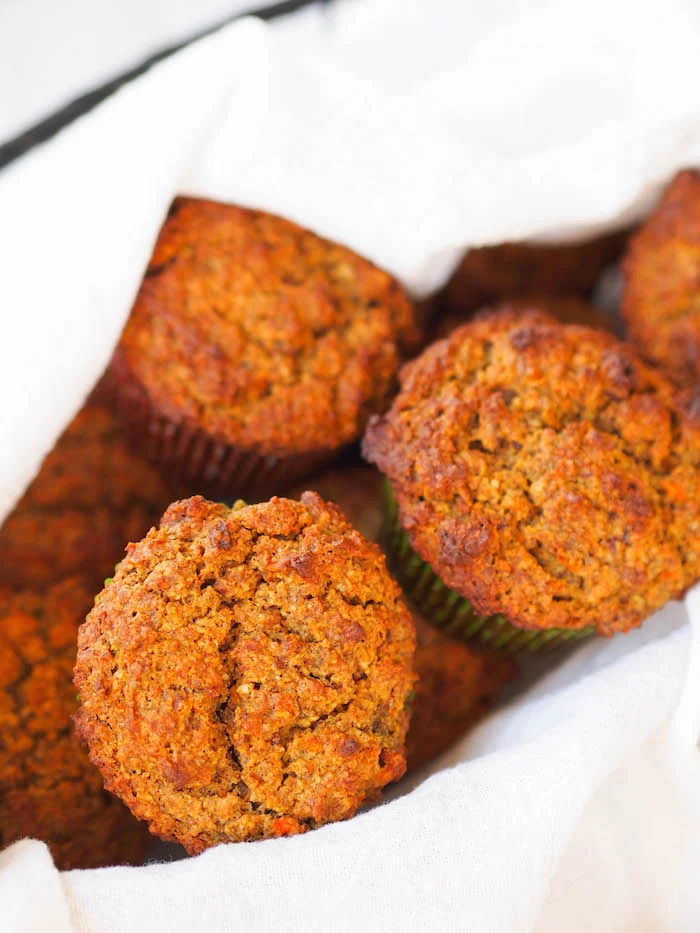 Gluten Free Carrot-Pecan Muffins