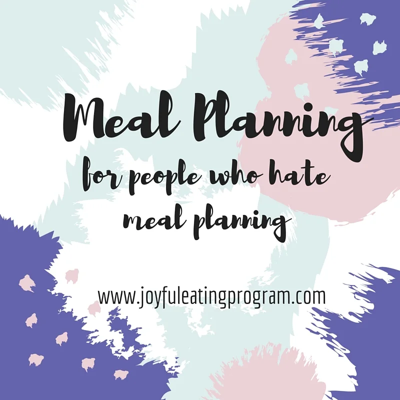Wellness Wednesday: Meal Planning For People Who Hate to Meal Plan