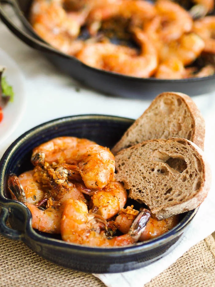 Grilled Shrimp in Pil-Pil Sauce