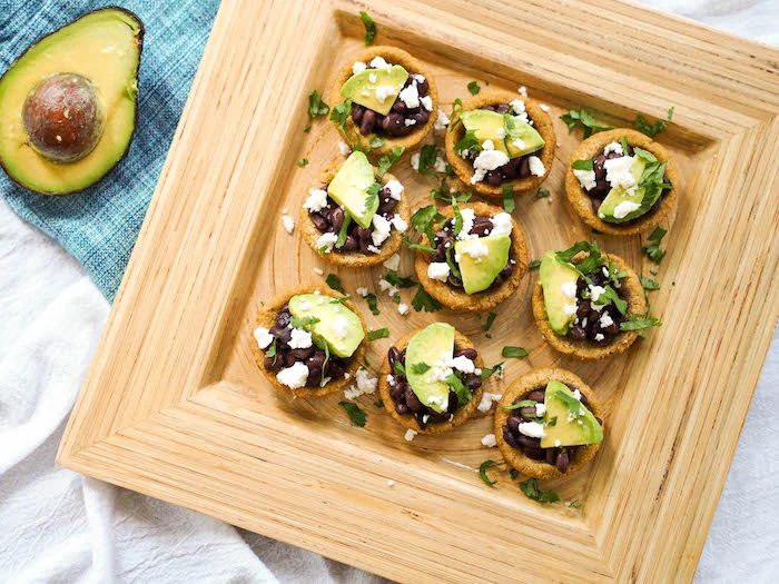 Vegetarian Baked Sopes with Salsa Verde