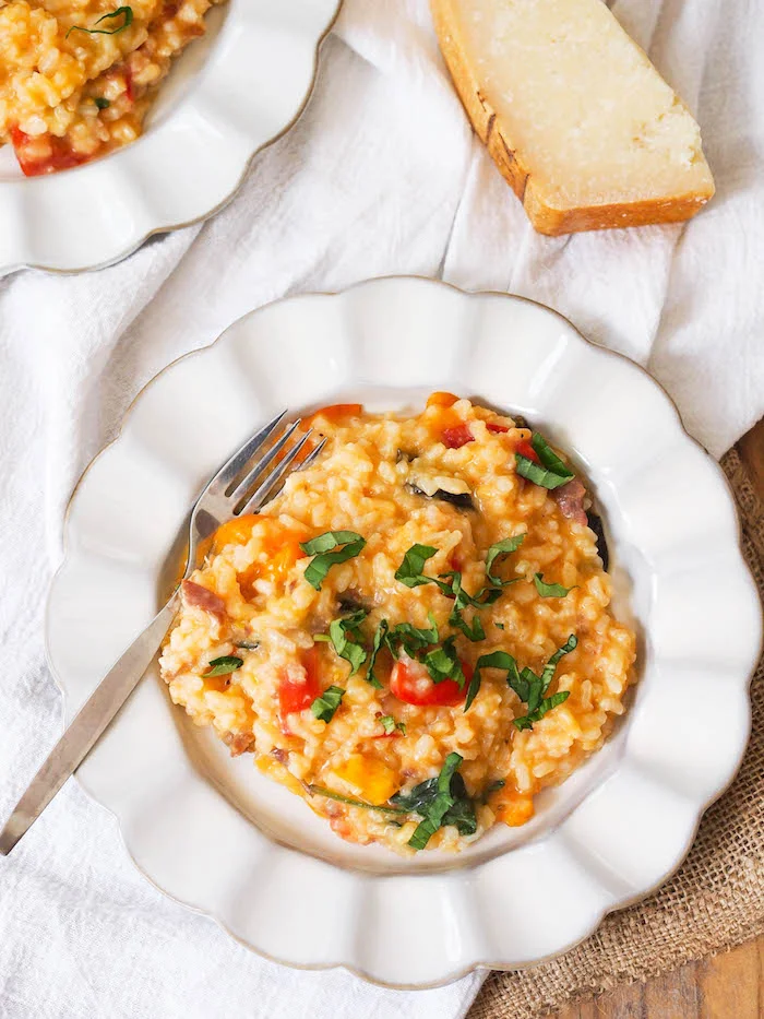 Tomato Basil Risotto Recipe