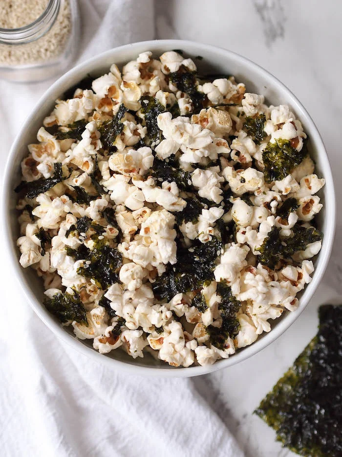 Easy Nori Seaweed Popcorn Recipe