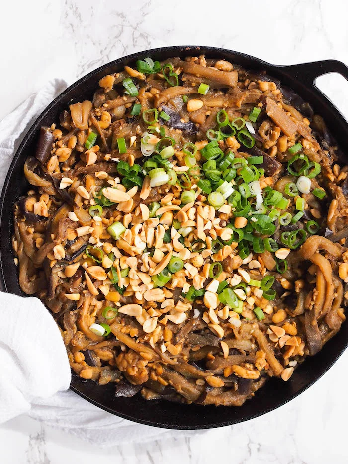 Dan Dan Eggplant Noodles