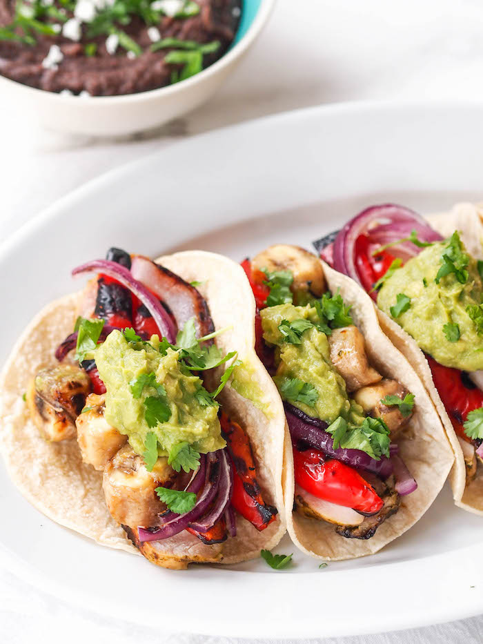 Cilantro-Lime Chicken Tacos with Grilled Bananas + Weekend Recap ...