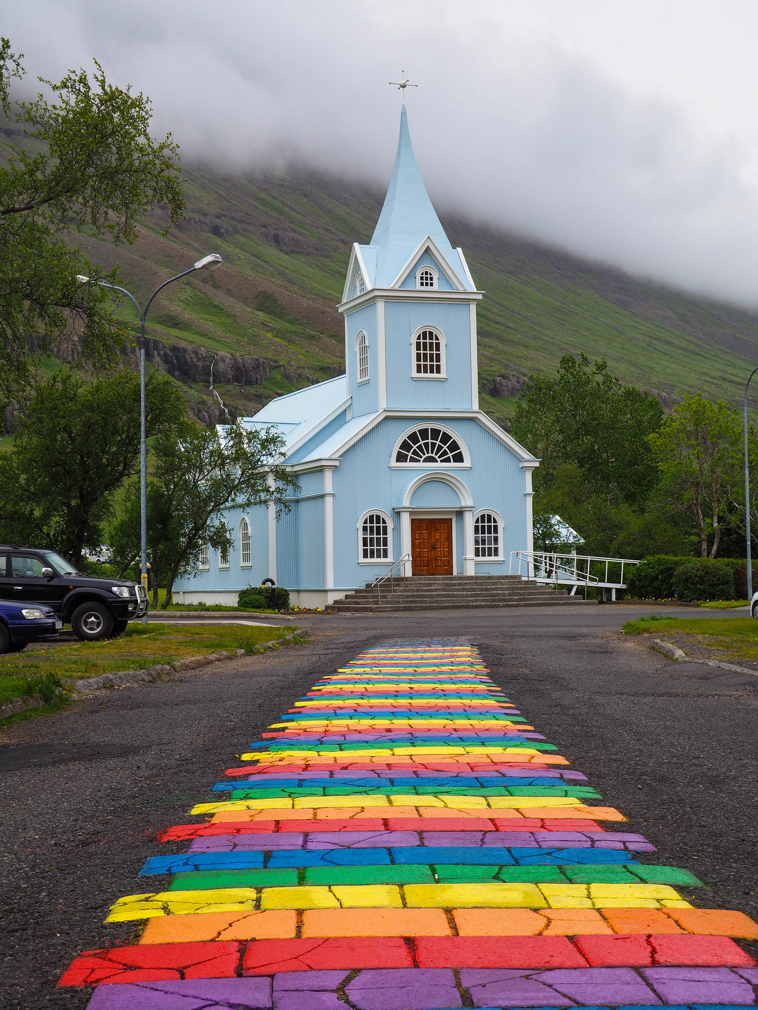   The church in Seydisfjordur  