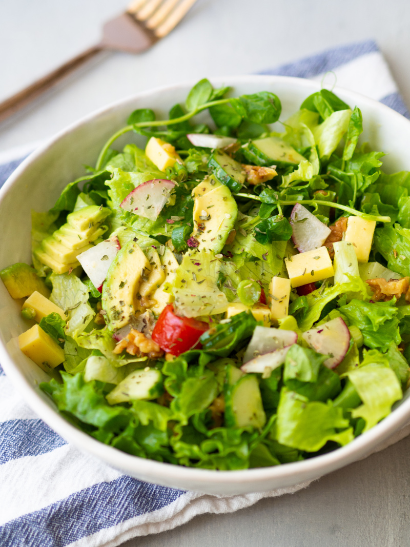 The Best Chopped Side Salad — Registered Dietitian Columbia SC