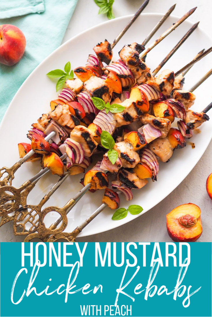 Grilled Honey Mustard Chicken Skewers • Salt & Lavender