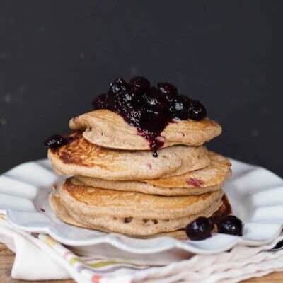Multigrain Blueberry Cottage Cheese Pancakes — Registered Dietitian ...