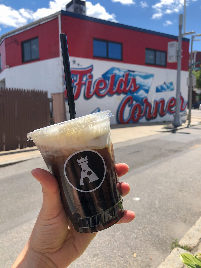 Coffee with salted cream from Reign Drink Lab - a Vietnamese coffee shop