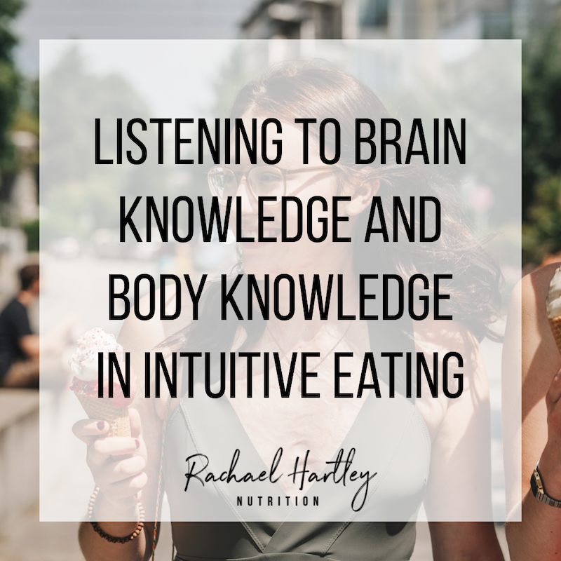 在直觉饮食中倾听你的身体和大脑知识