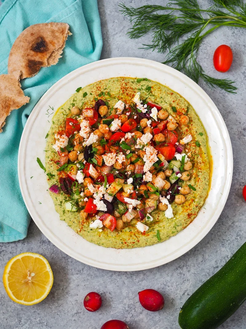 Loaded Zucchini Hummus