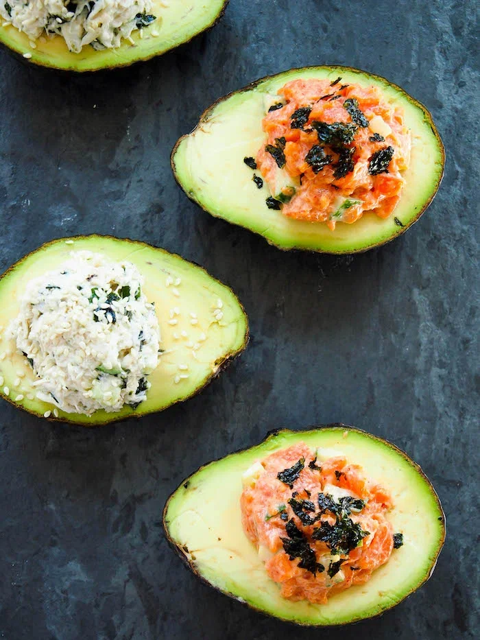 Avocado Sushi Cups