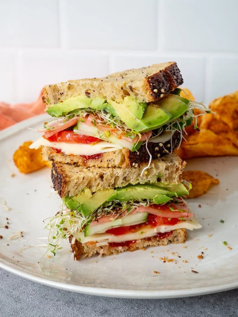 Vegetarian Avocado Sandwich