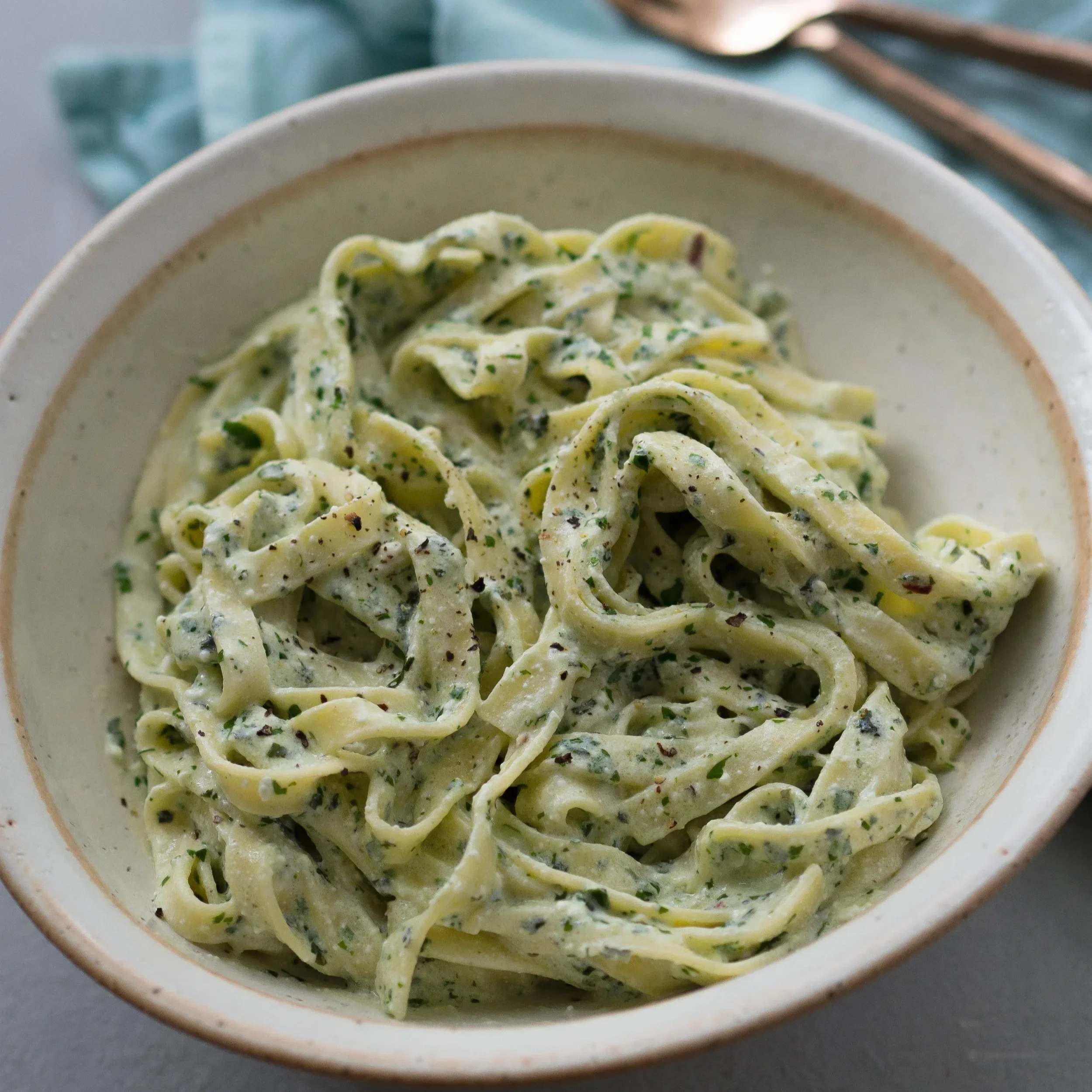 Herbed Ricotta Fettuccine 