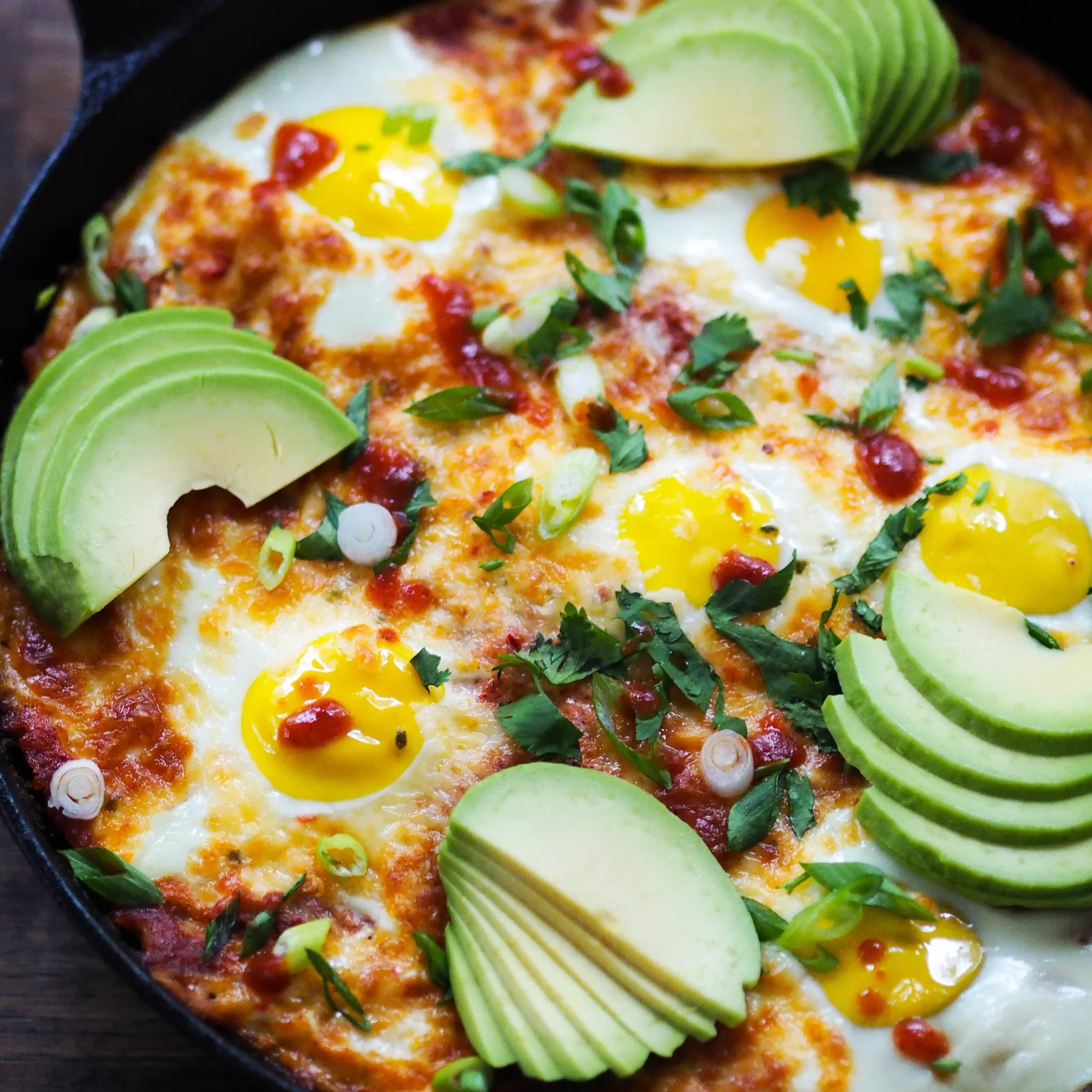 Spicy Baked Eggs and Tortillas