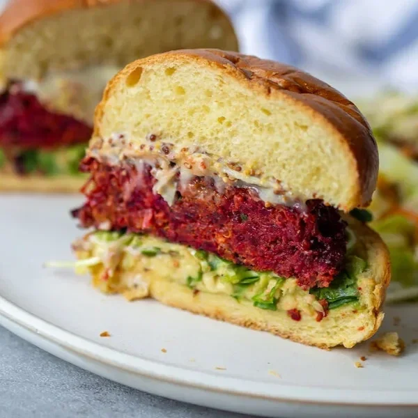Smoky Chipotle Beet Veggie Burger
