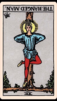 ifølge undtagelse Spil The Hanged Man (Reversed) | Tarot Card of the Day — Elliot Oracle