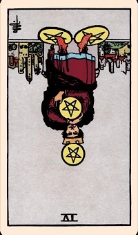 The Card Of The Day The Four Of Pentacles Reversed Elliot Oracle Tarot Card Readings