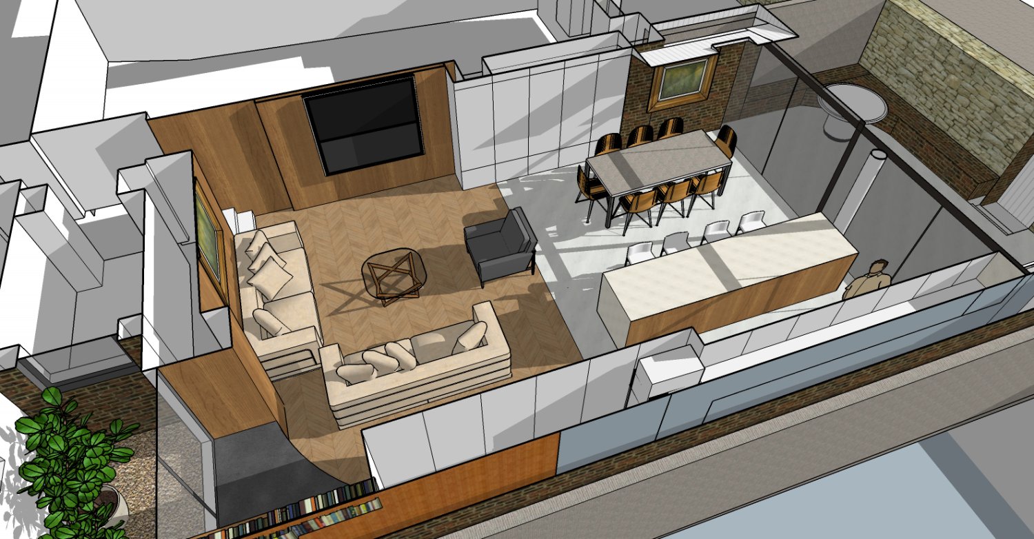 3D Layout of Extension