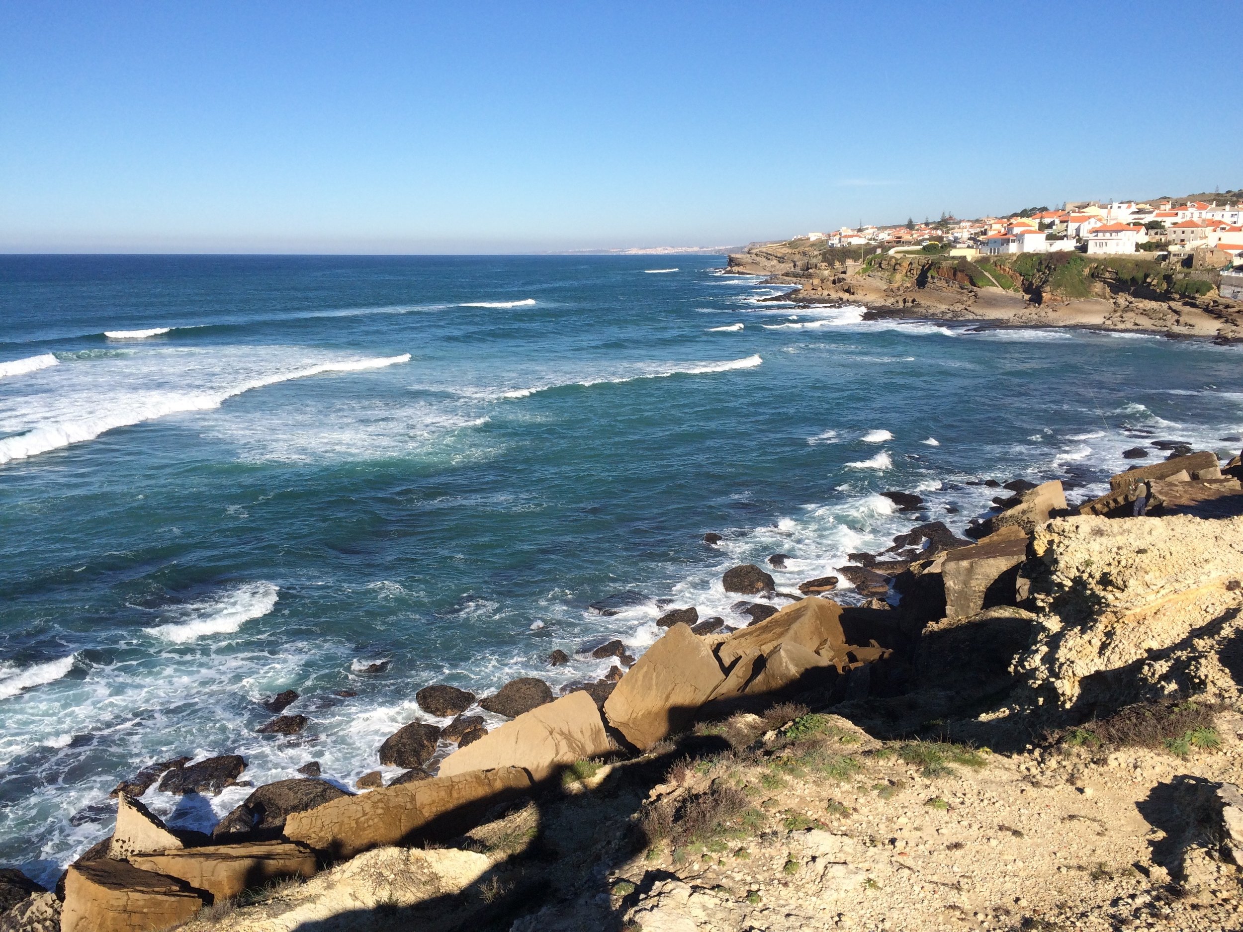 Just along the coastal path from Praia das macas